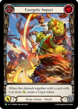 Energetic Impact (GEM098) - GEM Pack 3 Rainbow Foil