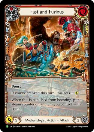 Fast and Furious (GEM104) - GEM Pack 3 Rainbow Foil