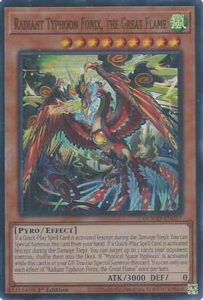 Radiant Typhoon Fonix, the Great Flame [DOOD - DOOD-EN017]