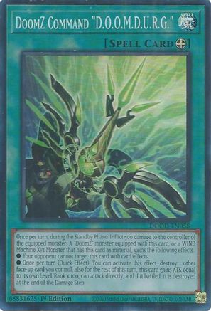 DoomZ Command "D.O.O.M.D.U.R.G." [DOOD - DOOD-EN058]