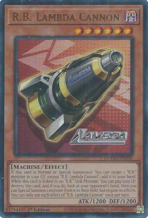 R.B. Lambda Cannon [DOOD - DOOD-EN090]