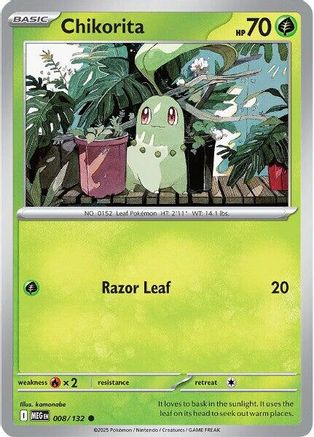 Chikorita 008/132  ME01 Mega Evolution - Common