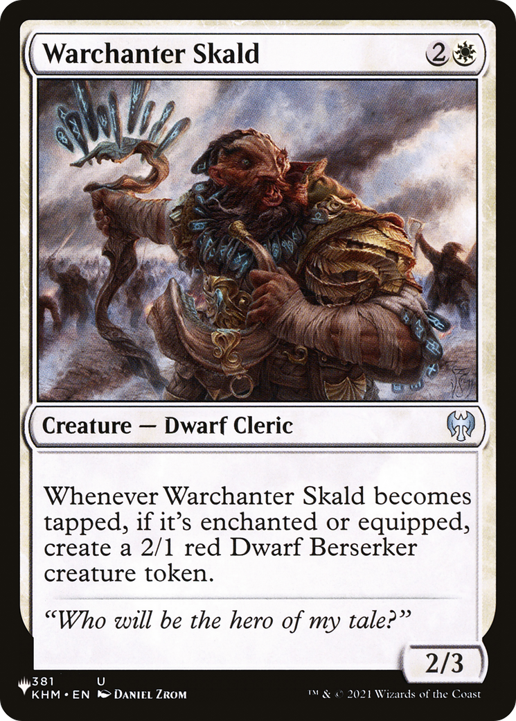 Warchanter Skald [LIST - 381/285]