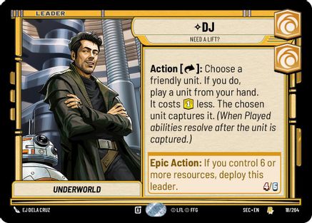 DJ - Need a Lift? [SEC - 18/264]