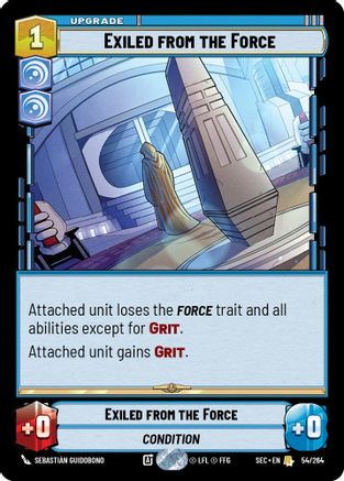 Exiled from the Force [SEC - 54/264]