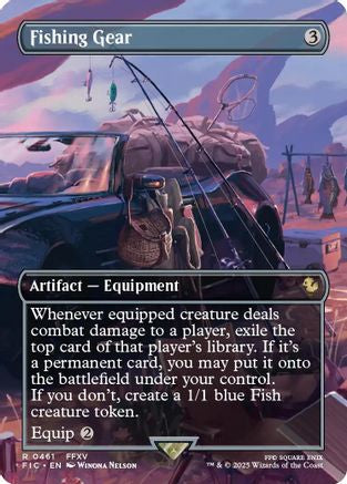 Fishing Gear (Borderless) (FIC-461) - Commander: FINAL FANTASY