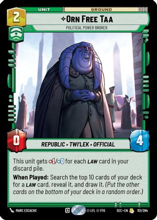 Orn Free Taa - Political Power Broker [SEC - 112/264]