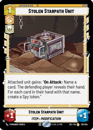 Stolen Starpath Unit [SEC - 210/264]