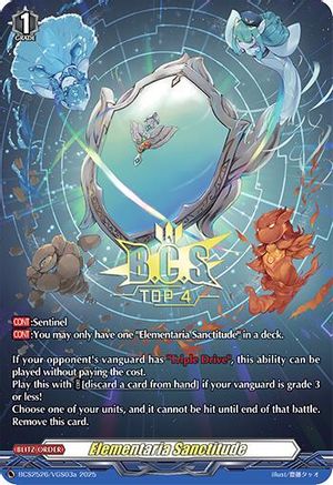Elementaria Sanctitude (BCS2526/VGS03a) - Bushiroad Event Cards