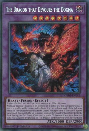 The Dragon that Devours the Dogma (Secret Rare) [CH01 - CH01-EN041]