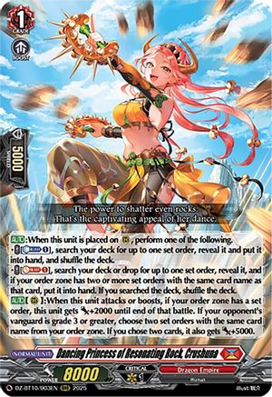 Dancing Princess of Resonating Rock, Crushuna [DZ-BT10 - DZ-BT10/003EN]