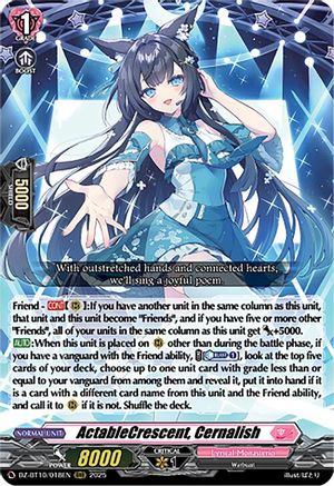 ActableCrescent, Cernalish (DZ-BT10/018EN) - DZ-BT10: Dragonsoul Resonance