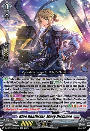 Blue Deathster, Macy Distance [DZ-BT10 - DZ-BT10/030EN]