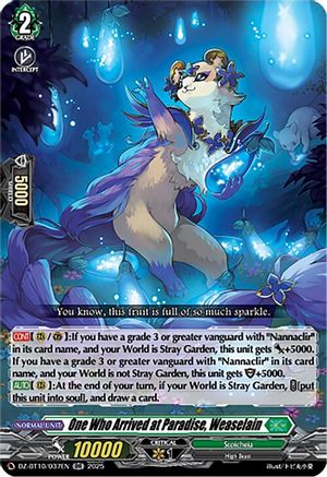 One Who Arrived at Paradise, Weaselain (DZ-BT10/037EN) - DZ-BT10: Dragonsoul Resonance