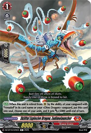 Skillful Explosive Dragon, Eudimolauncher (DZ-BT10/070EN) - DZ-BT10: Dragonsoul Resonance
