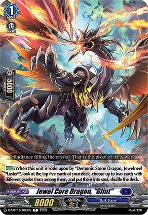 Jewel Core Dragon, "Glint" (DZ-BT10/083EN) - DZ-BT10: Dragonsoul Resonance