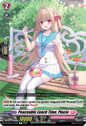 Peaceable Lunch Time, Placie (DZ-BT10/114EN) - DZ-BT10: Dragonsoul Resonance