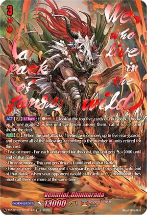 Venatiol, Dhinbarada (SEC) (DZ-BT10/SEC01EN) - DZ-BT10: Dragonsoul Resonance