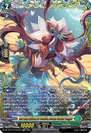 One Who Arrived at Paradise, Leaves Feather Dragon (FFR) (DZ-BT10/FFR15EN) - DZ-BT10: Dragonsoul Resonance
