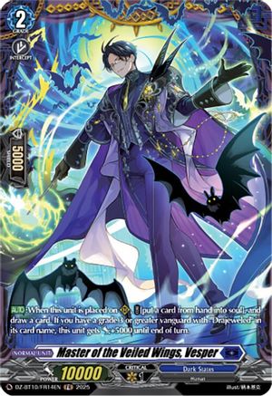Master of the Veiled Wings, Vesper (FR) (DZ-BT10/FR14EN) - DZ-BT10: Dragonsoul Resonance