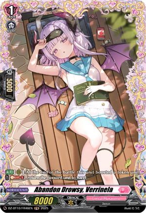 Abandon Drowsy, Verrinela (FR) [DZ-BT10 - DZ-BT10/FR46EN]