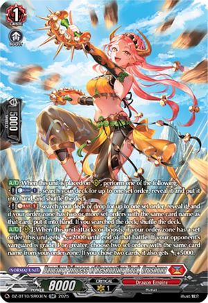 Dancing Princess of Resonating Rock, Crushuna (SR) (DZ-BT10/SR03EN) - DZ-BT10: Dragonsoul Resonance