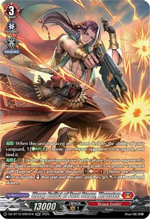 Sharp Bullet of Dust Storm, Thruston (SR) (DZ-BT10/SR04EN) - DZ-BT10: Dragonsoul Resonance