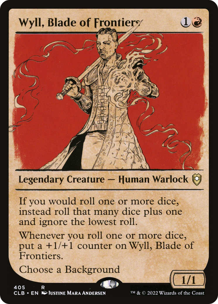 Wyll, Blade of Frontiers (Showcase) (CLB-405) - Commander Legends: Battle for Baldur's Gate: (Showcase)