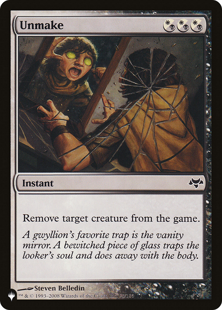 Unmake (LIST-96/180) - The List