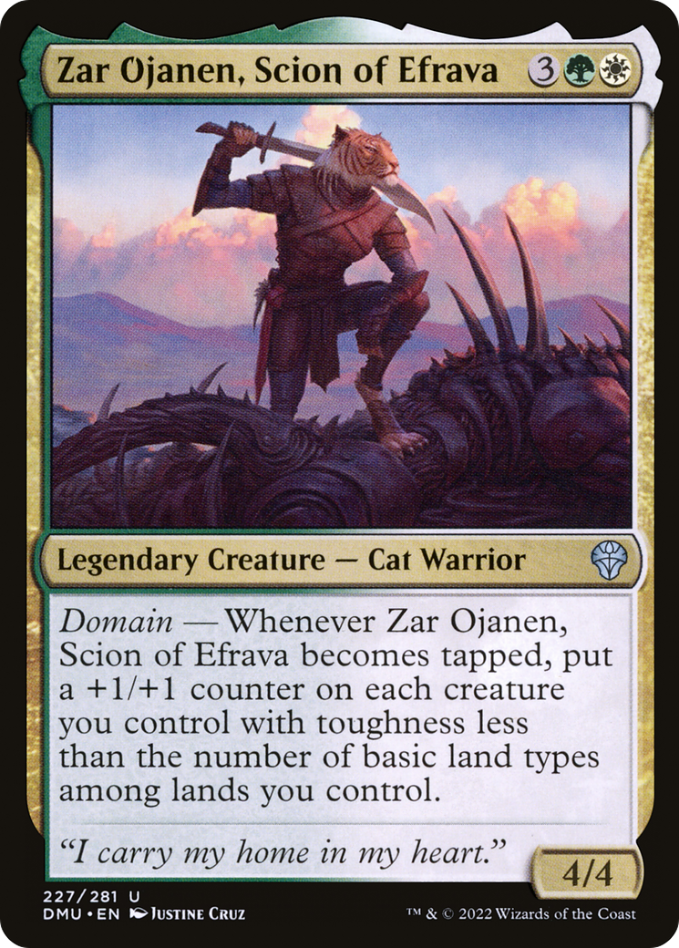 Zar Ojanen, Scion of Efrava [DMU - 227]