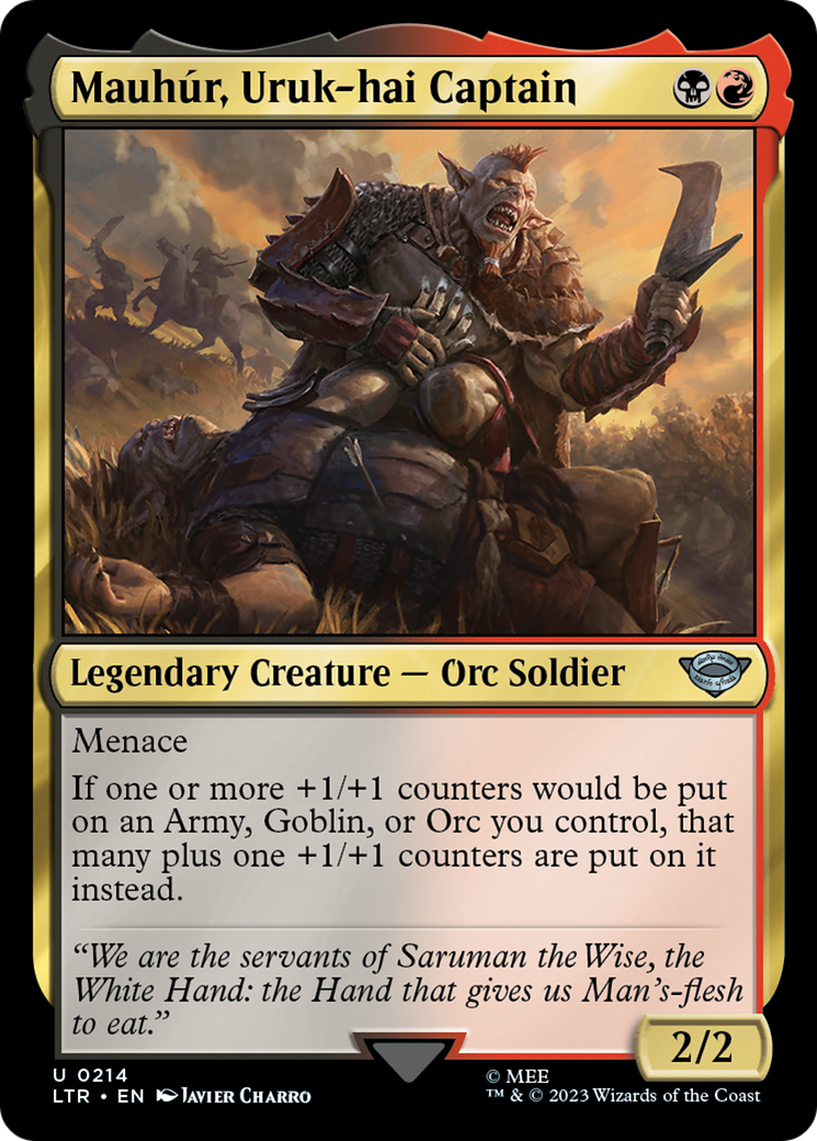 Mauhur, Uruk-hai Captain [LTR - 214]