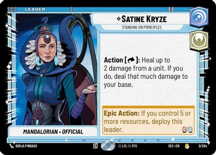 Satine Kryze - Standing on Principles [SEC - 5/264]