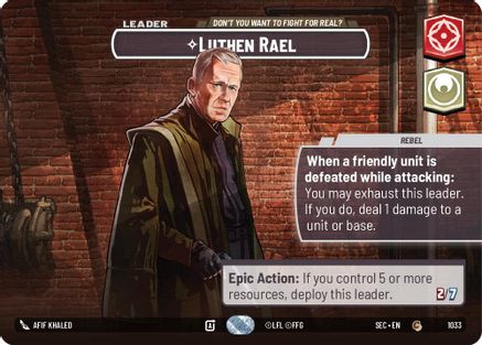 Luthen Rael - Don't You Want To Fight For Real? (Showcase) [SEC - 1033]