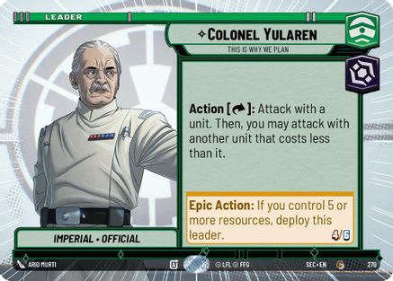 Colonel Yularen - This is Why We Plan (Hyperspace) [SEC - 270]