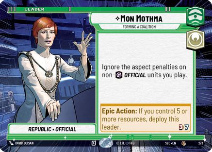 Mon Mothma - Forming a Coalition (Hyperspace) [SEC - 273]