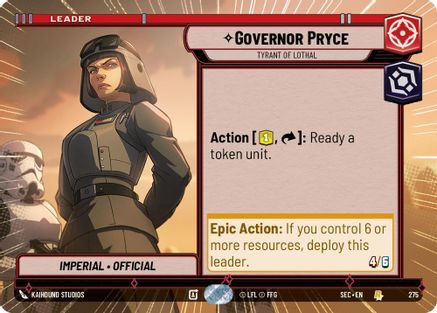 Governor Pryce - Tyrant of Lothal (Hyperspace) [SEC - 275]