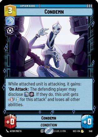 Condemn (Foil) [SEC - 548]