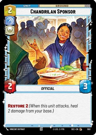 Chandrilan Sponsor (Foil) [SEC - 553]