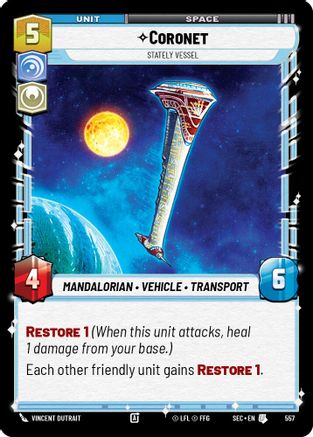 Coronet - Stately Vessel (Foil) [SEC - 557]
