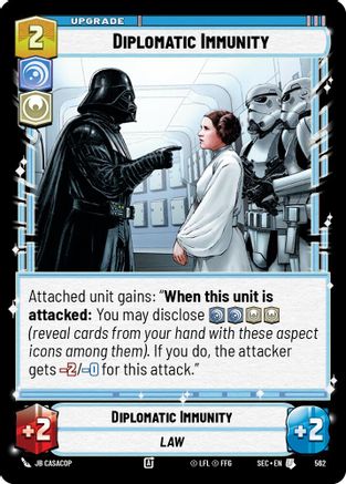 Diplomatic Immunity (Foil) [SEC - 562]