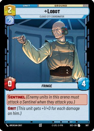 Lobot - Cloud City Coordinator (Foil) [SEC - 567]