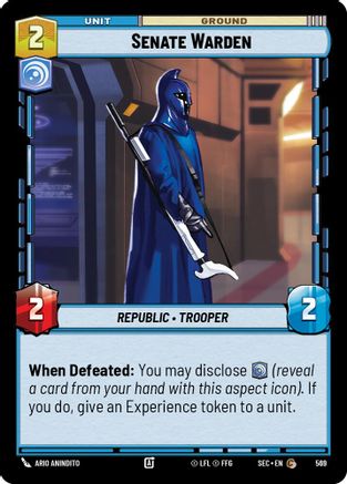 Senate Warden (Foil) [SEC - 569]