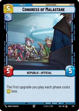 Congress of Malastare (Foil) [SEC - 573]