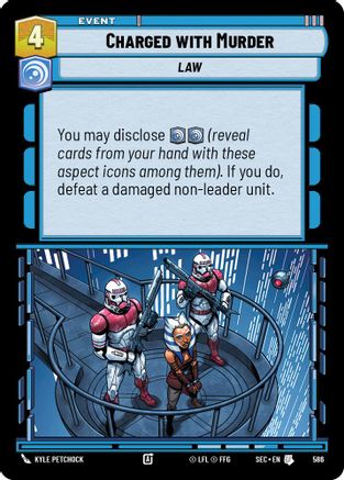 Charged with Murder (Foil) [SEC - 586]