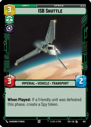 ISB Shuttle (Foil) [SEC - 593]