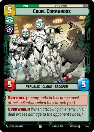 Cruel Commandos (Foil) [SEC - 596]