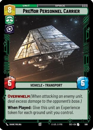 PreMor Personnel Carrier (Foil) [SEC - 599]