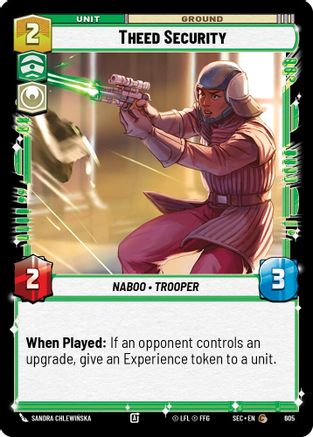 Theed Security (Foil) [SEC - 605]