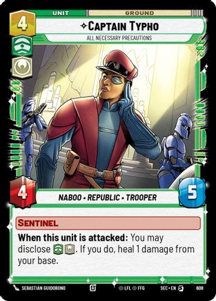 Captain Typho - All Necessary Precautions (Foil) [SEC - 608]