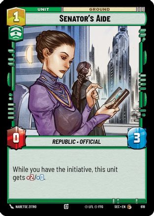 Senator's Aide (Foil) [SEC - 618]